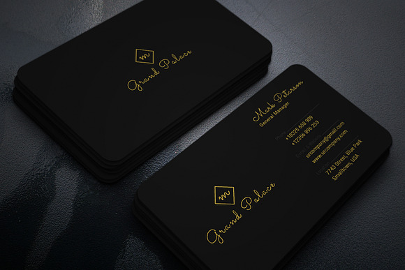 Luxury Business Card in Business Card Templates - product preview 1