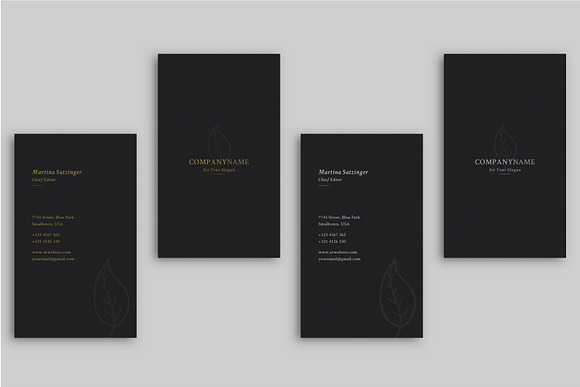 Simple & Clean Business Card in Business Card Templates - product preview 4