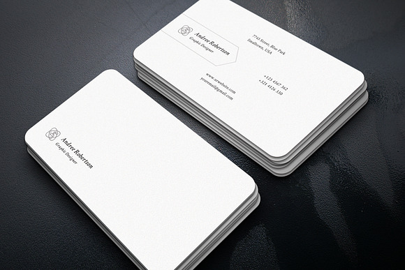 Elegant Business Card in Business Card Templates - product preview 3
