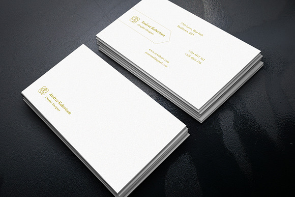 Elegant Business Card in Business Card Templates - product preview 4
