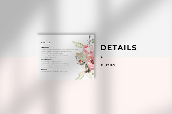 Wedding Invitation Suite - Venna in Wedding Templates - product preview 3