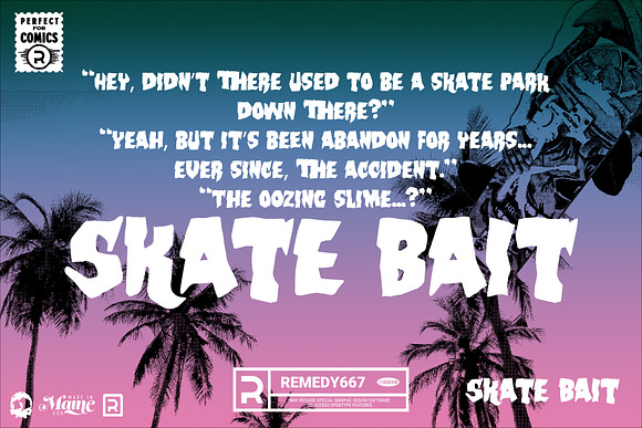 Skate Bait – 80s Font in Display Fonts - product preview 4