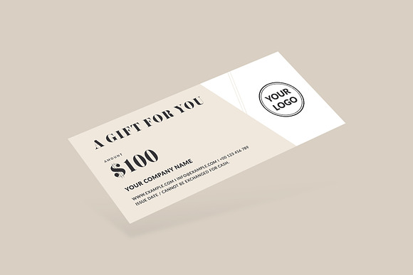 Gift Certificate Template in Invitation Templates - product preview 1