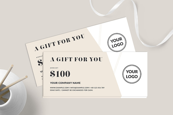 Gift Certificate Template in Invitation Templates - product preview 2
