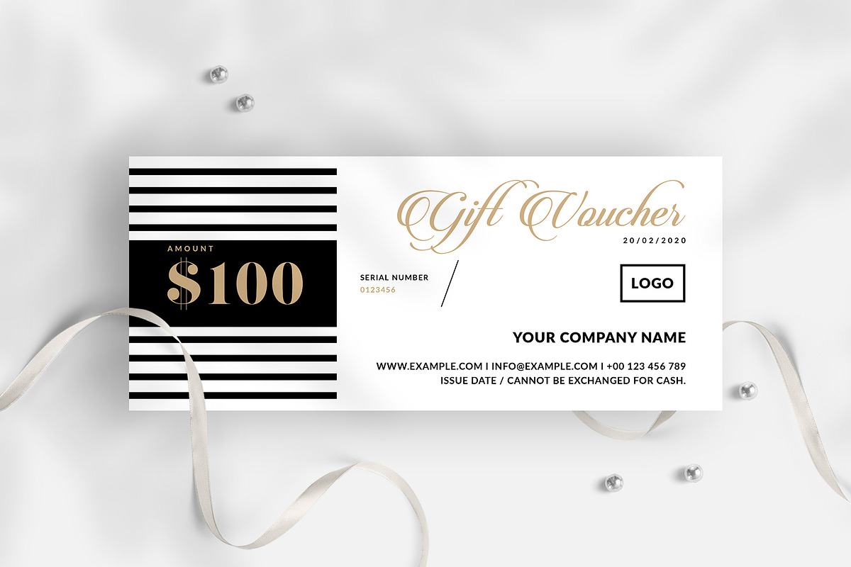 Modern Gift Voucher Template in Invitation Templates - product preview 8