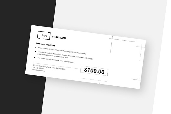 Gift Voucher in Invitation Templates - product preview 2