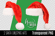 Digital PNG Christmas Santa Hat