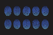 Fingerprints set