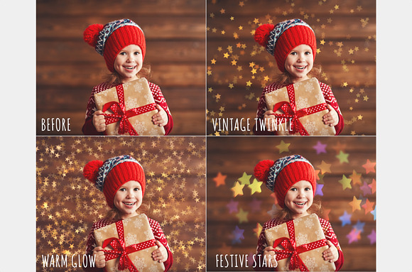 Star bokeh photoshop overlays in Objects - product preview 3