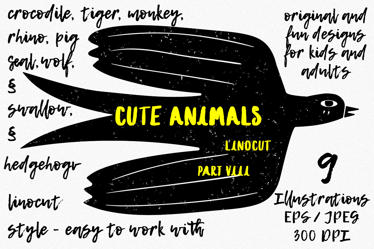 Cute Animals pt.8 in Illustrations - product preview 8