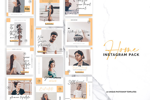 Home Instagram Pack in Instagram Templates - product preview 5