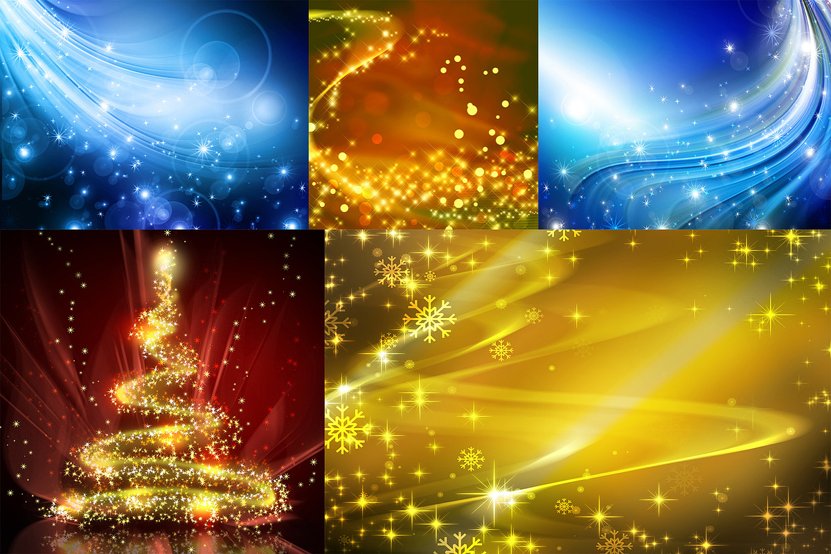 5 Beautiful Christmas background in Objects - product preview 8