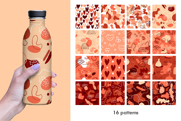 Abstract set with romantic touch in Illustrations - product preview 5