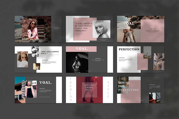 Voal Stylish PowerPoint Pitch Deck in PowerPoint Templates - product preview 1