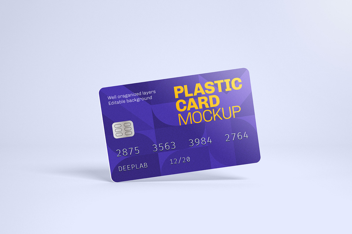 Plastic Card Mockup Set - 21 styles in Print Mockups - product preview 8