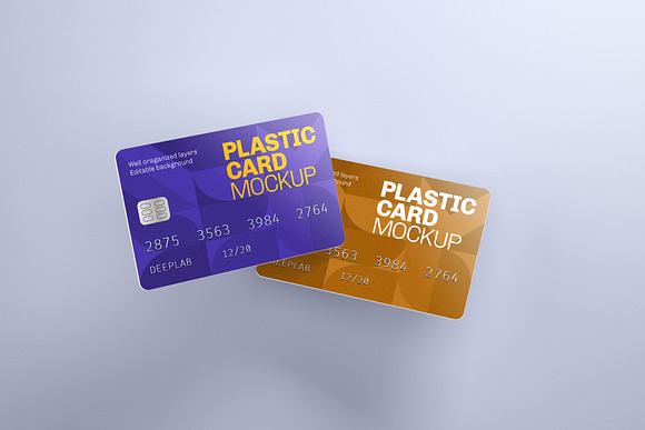 Plastic Card Mockup Set - 21 styles in Print Mockups - product preview 2