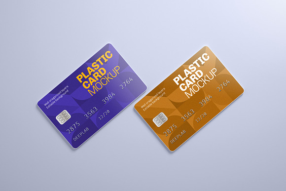 Plastic Card Mockup Set - 21 styles in Print Mockups - product preview 4