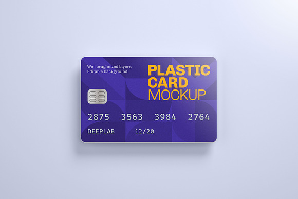 Plastic Card Mockup Set - 21 styles in Print Mockups - product preview 7