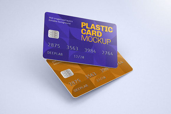 Plastic Card Mockup Set - 21 styles in Print Mockups - product preview 14