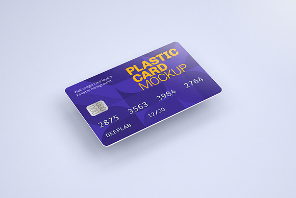 Plastic Card Mockup Set - 21 styles in Print Mockups - product preview 15