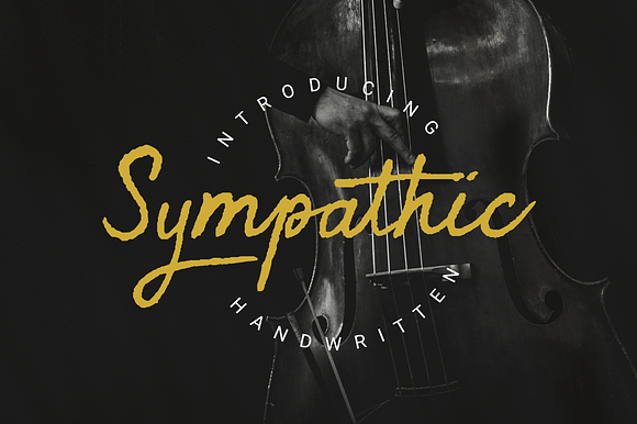 Sympathic in Script Fonts - product preview 9
