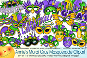 Mardi Gras Masquerade Clipart