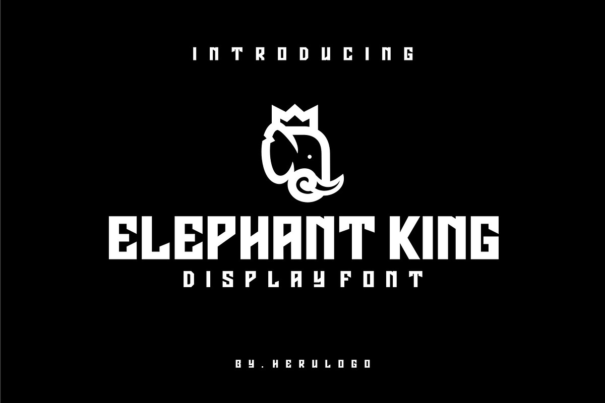 Elephant King in Display Fonts - product preview 8