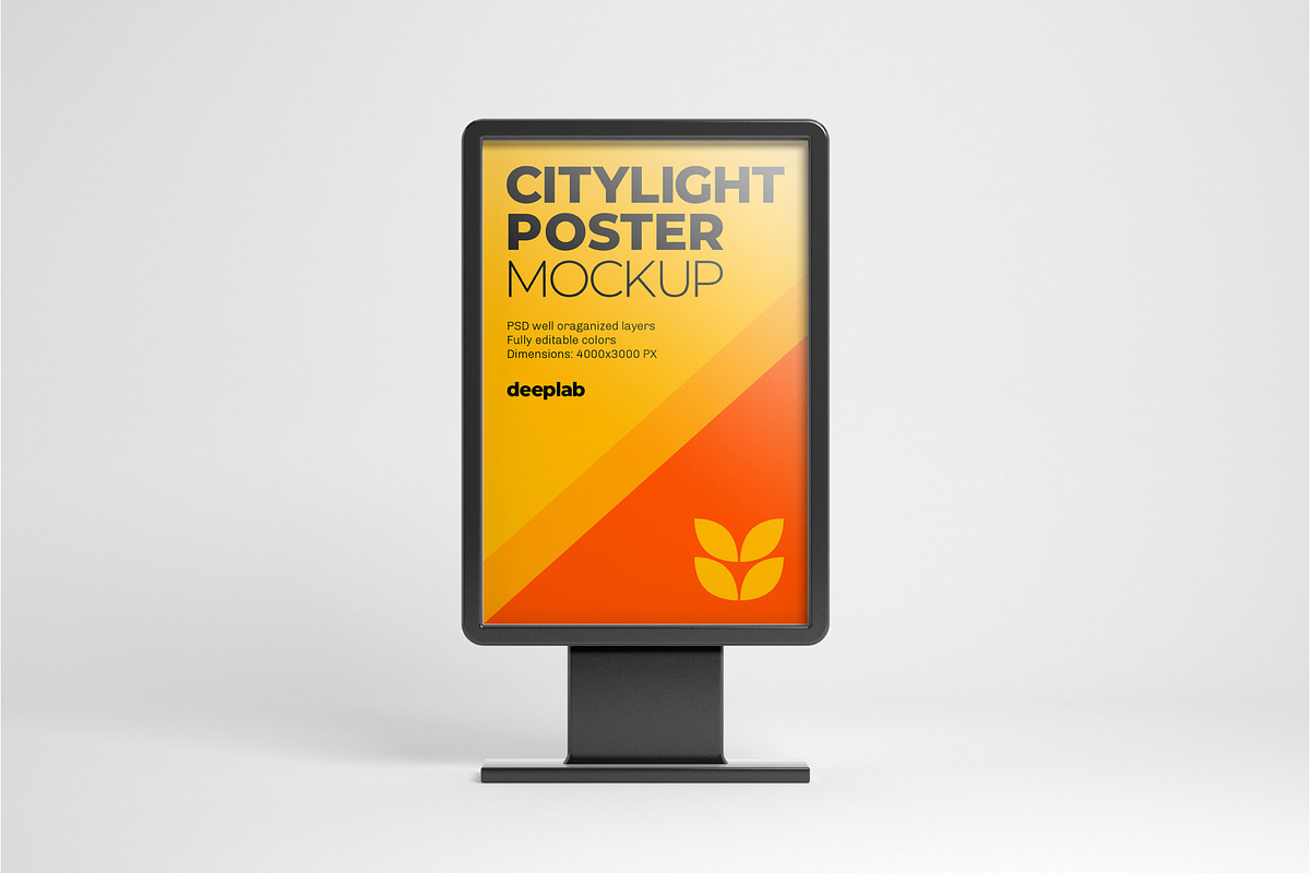 Citylight Poster Mockup Set in Print Mockups - product preview 8