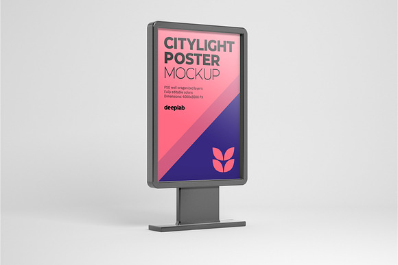 Citylight Poster Mockup Set in Print Mockups - product preview 2