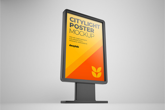 Citylight Poster Mockup Set in Print Mockups - product preview 5