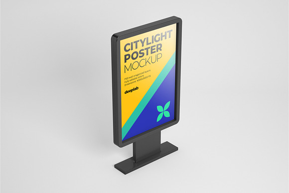 Citylight Poster Mockup Set in Print Mockups - product preview 7