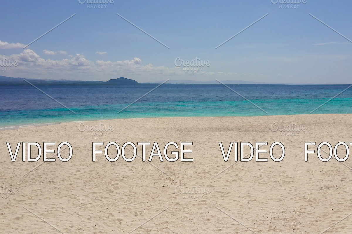 Beautiful white sand beach and in Graphics - product preview 8