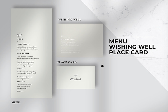 Minimal Wedding Invitation Suite in Wedding Templates - product preview 2