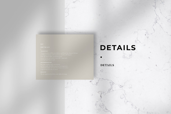 Minimal Wedding Invitation Suite in Wedding Templates - product preview 4