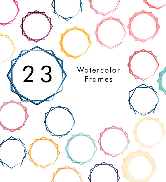 Watercolor Logo Kit in Logo Templates - product preview 7