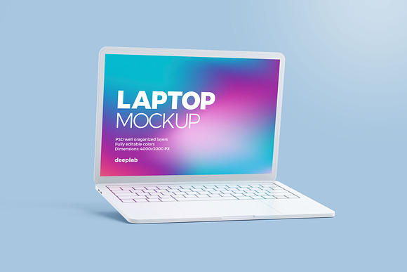 Macbook Pro Clay Mockup set in Mobile & Web Mockups - product preview 12