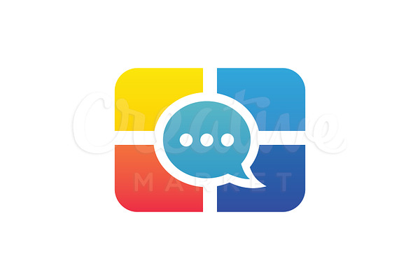 Colorful Chat Logo