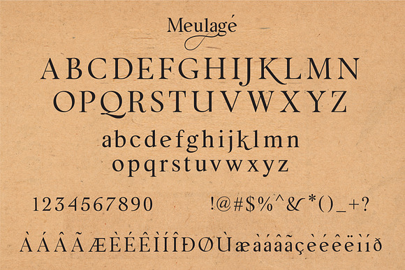 Meulage in Sans-Serif Fonts - product preview 2