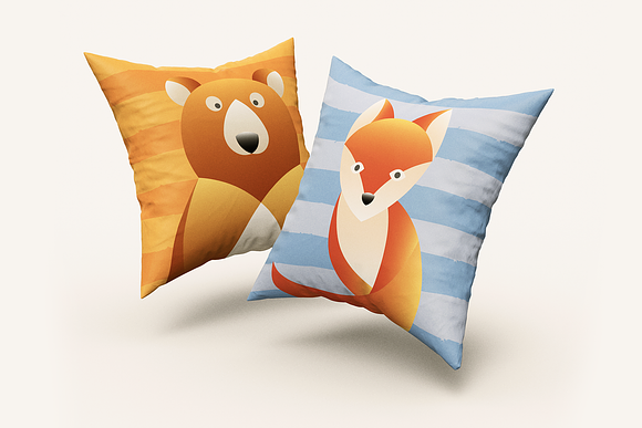 Square Pillow MockUp in Product Mockups - product preview 5