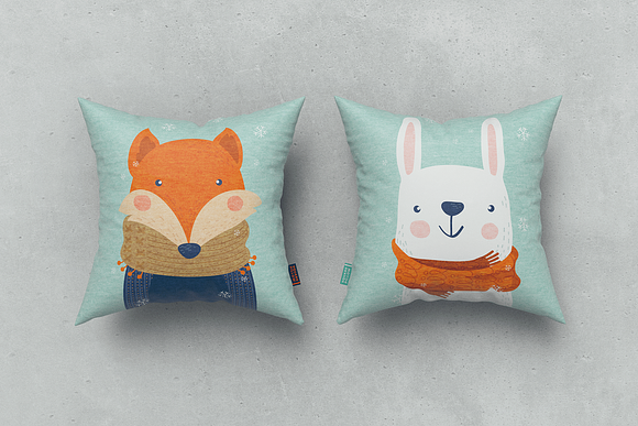 Square Pillow MockUp in Product Mockups - product preview 7