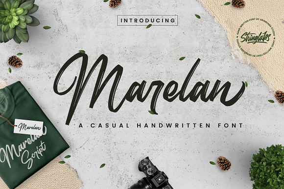 Marelan - Casual Handwritten Font in Script Fonts - product preview 13