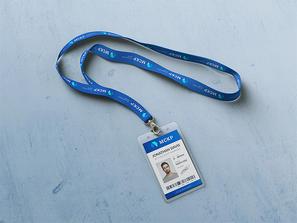 Lanyard / ID Card Holder MockUp in Branding Mockups - product preview 11