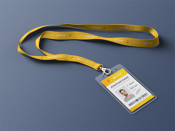 Lanyard / ID Card Holder MockUp in Branding Mockups - product preview 12