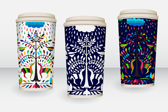 Vector Otomi Creative Set in Patterns - product preview 5