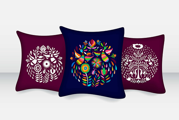 Vector Otomi Creative Set in Patterns - product preview 6