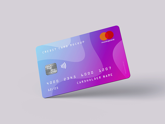 Credit Card / Membership Card MockUp in Branding Mockups - product preview 3