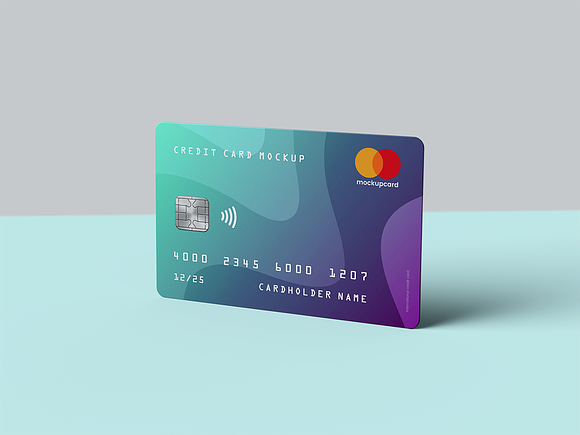 Credit Card / Membership Card MockUp in Branding Mockups - product preview 4