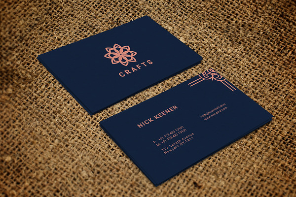 Crafts Business Card Template