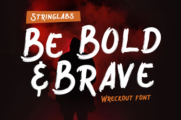 Wreckout - Decorative Brush Font in Display Fonts - product preview 11