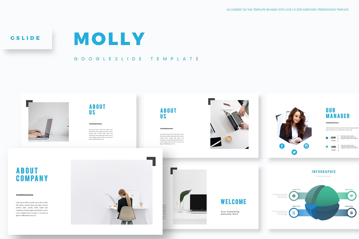 Molly - Google Slide Template in Google Slides Templates - product preview 8
